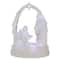 7'' LED Lighted Musical Icy Crystal Nativity Scene Christmas Decoration